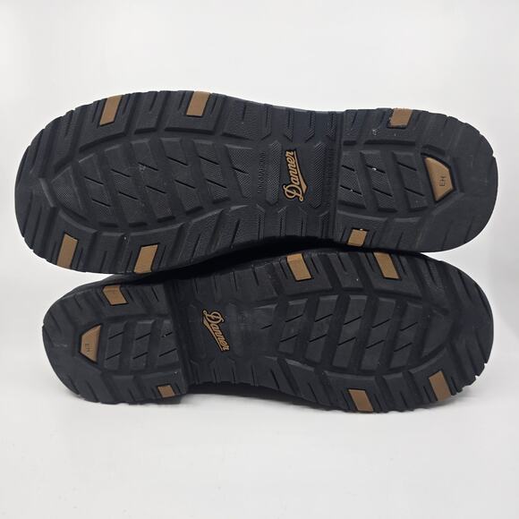 Danner Caliper 3" Men Brown Boots US 11.5 Lace-Up Work Wear Waterproof Round Toe - Picture 4 of 8